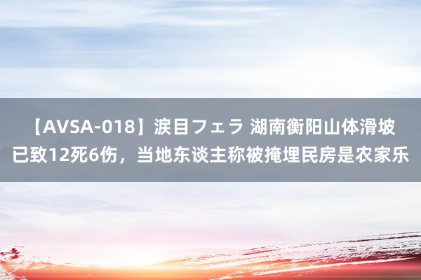 【AVSA-018】涙目フェラ 湖南衡阳山体滑坡已致12死6伤，当地东谈主称被掩埋民房是农家乐