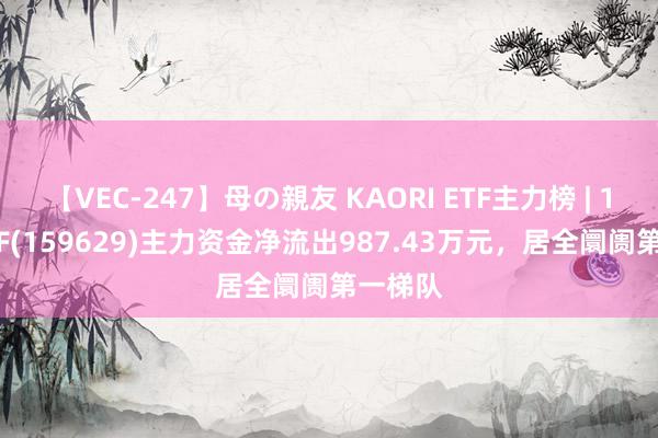 【VEC-247】母の親友 KAORI ETF主力榜 | 1000ETF(159629)主力资金净流出987.43万元，居全阛阓第一梯队