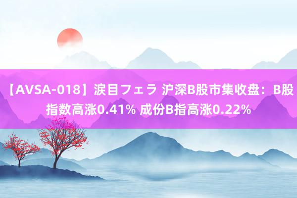 【AVSA-018】涙目フェラ 沪深B股市集收盘：B股指数高涨0.41% 成份B指高涨0.22%